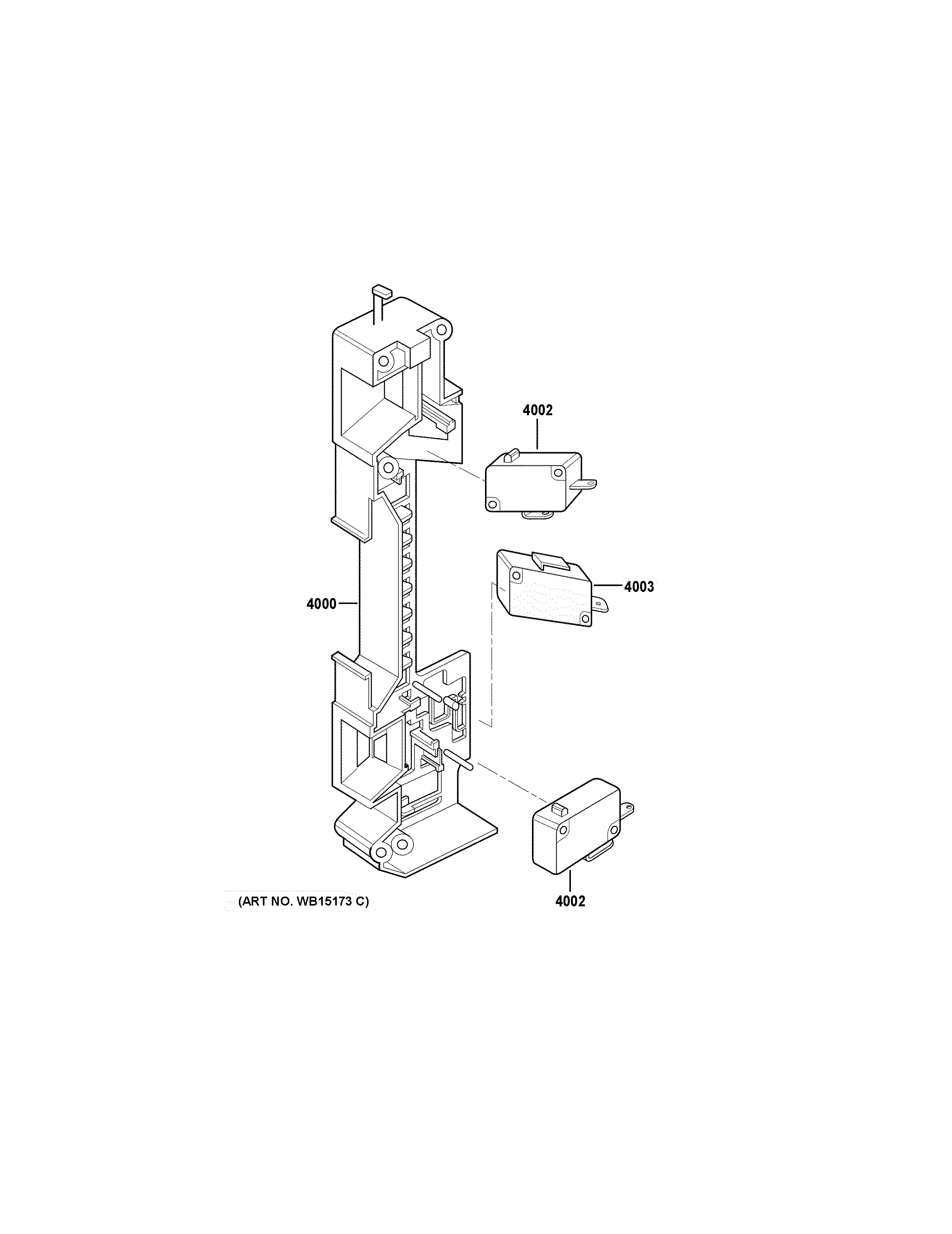 Latch board parts