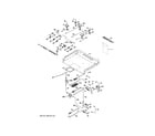 GE PGB995SET1SS gas & burner parts diagram