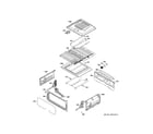 GE PGB995SET1SS upper oven diagram