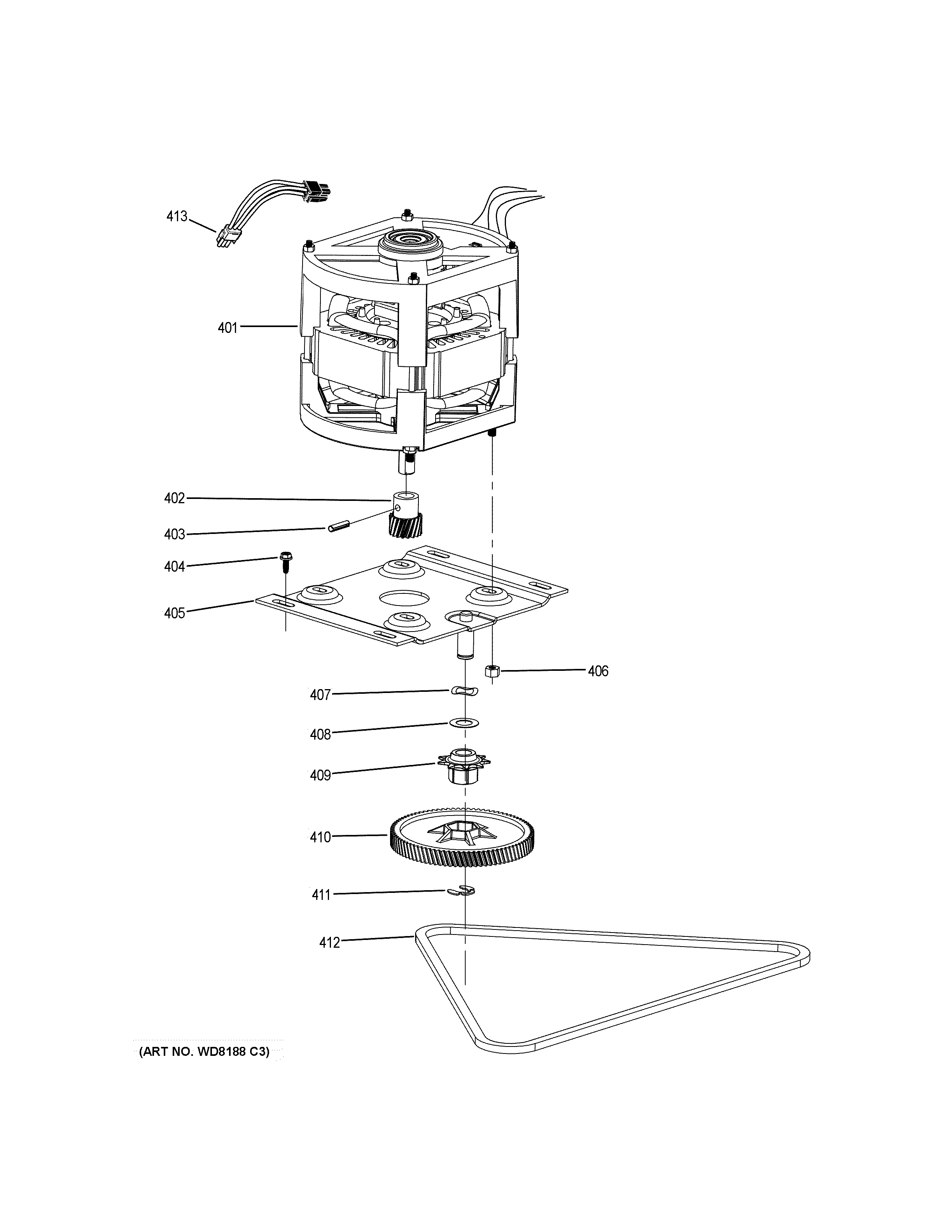 Motor & drive parts