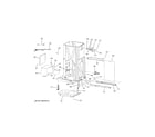 GE UCG1600LBB frame parts diagram