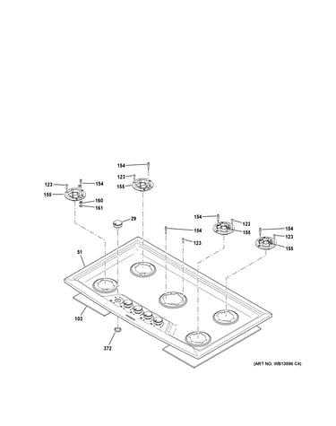 Control panel & cooktop