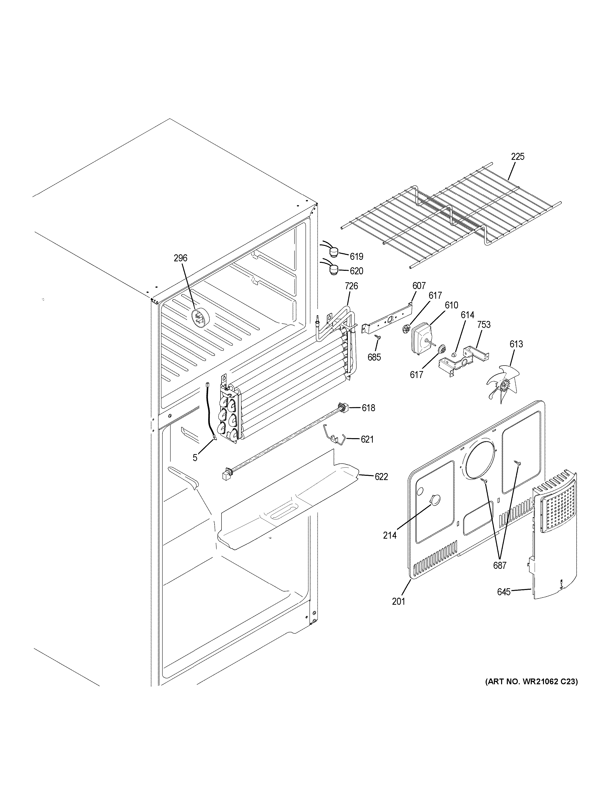 Freezer section