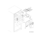 GE GIE18ISHGRSS freezer section diagram