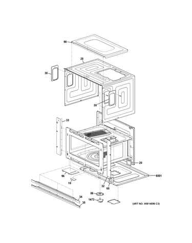 Oven cavity parts