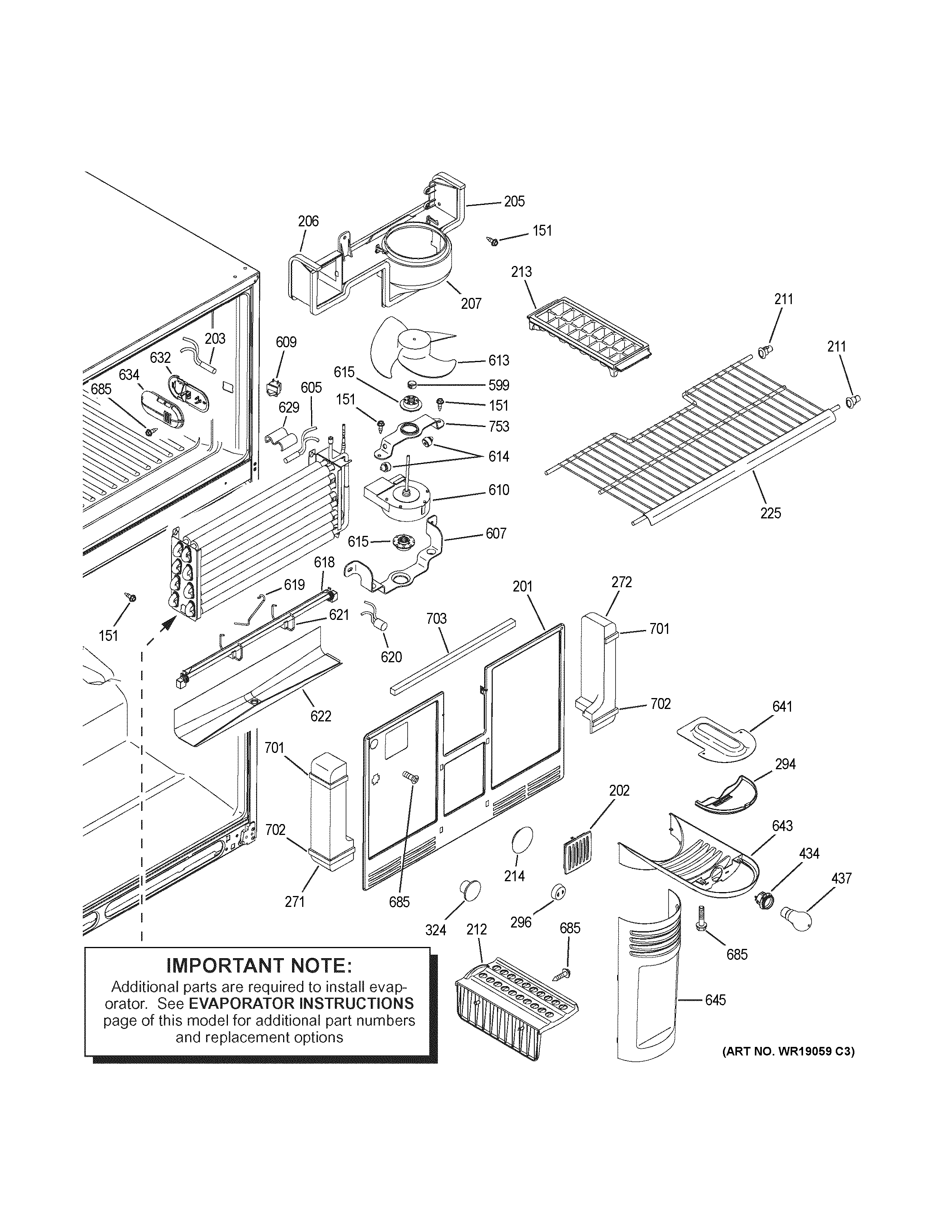 Freezer section