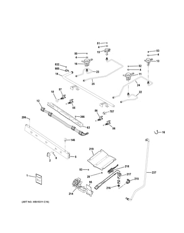 Gas & burner parts