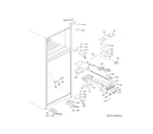 GE GTE18ITHKRBB fresh food section diagram