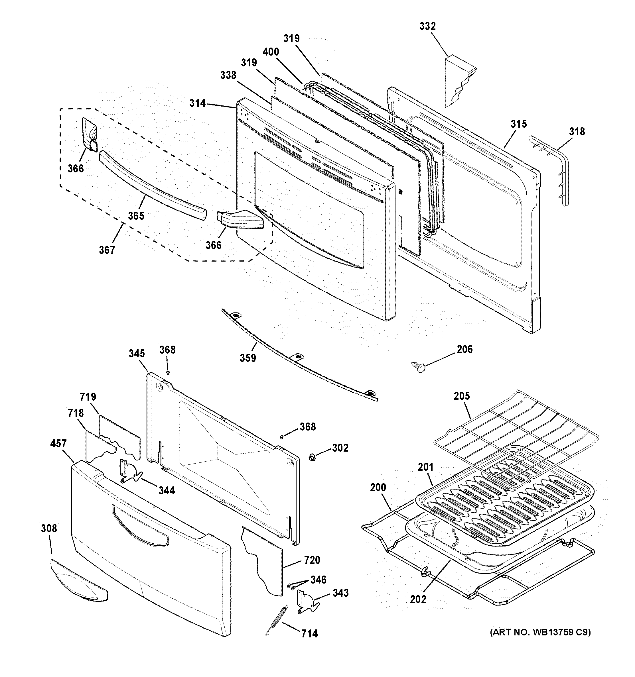 Door & drawer parts