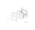 GE ZET9550SH2SS upper door diagram