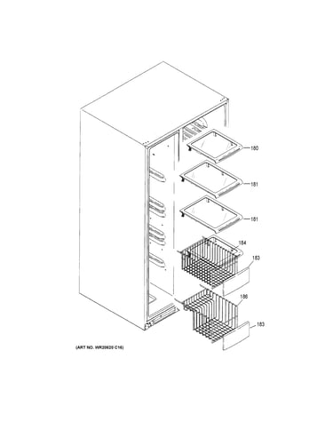 Freezer shelves