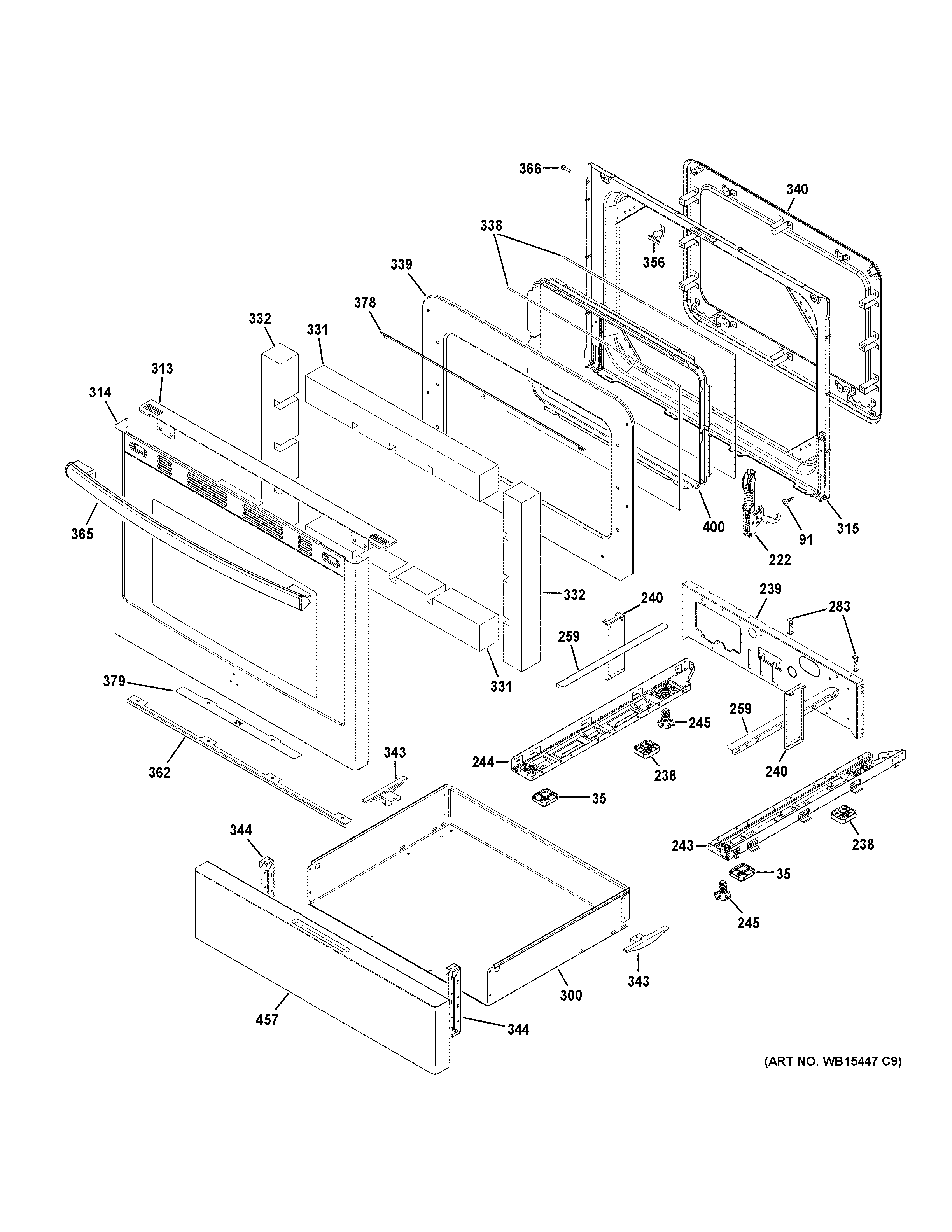 Door & drawer parts