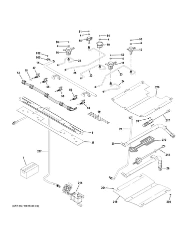 Gas & burner parts