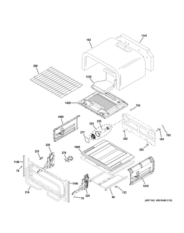 Upper oven