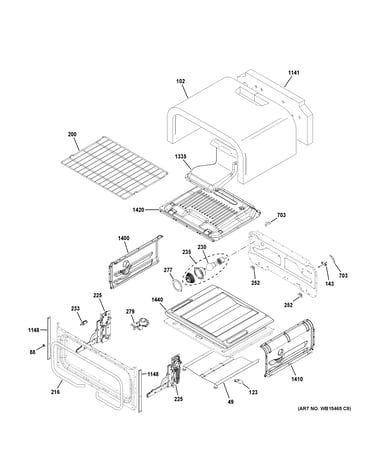 Upper oven