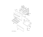 GE JBS10DF2BB door & drawer parts diagram