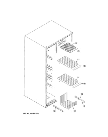 Freezer shelves