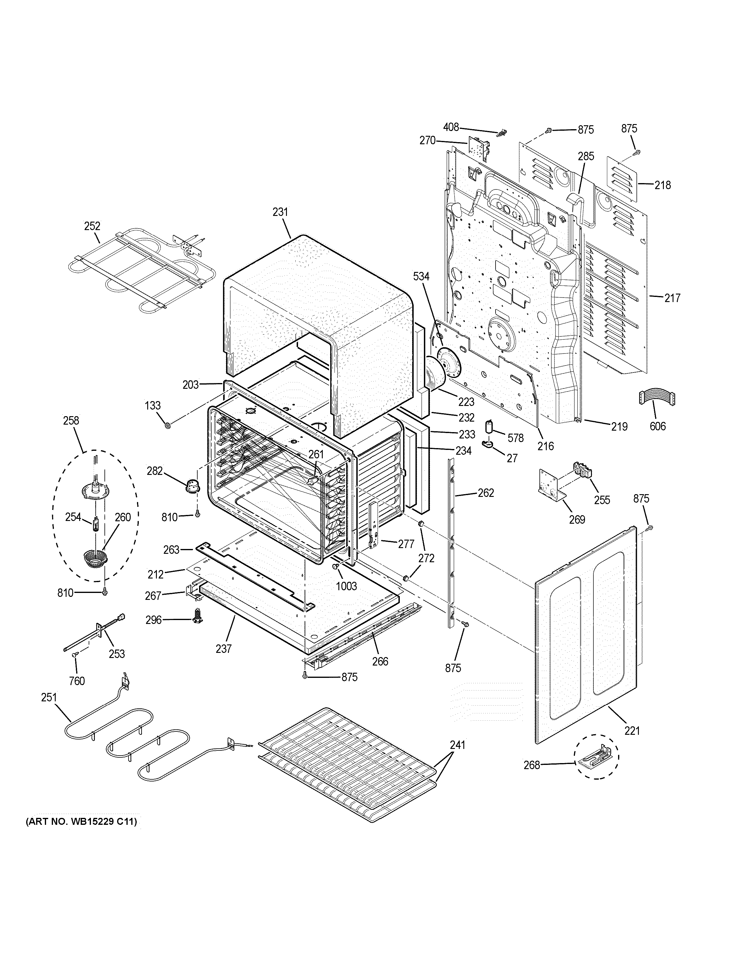 Lower oven
