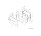 GE JT5500EJ5ES upper door diagram