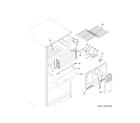 GE GTE18ISHLRSS freezer section diagram