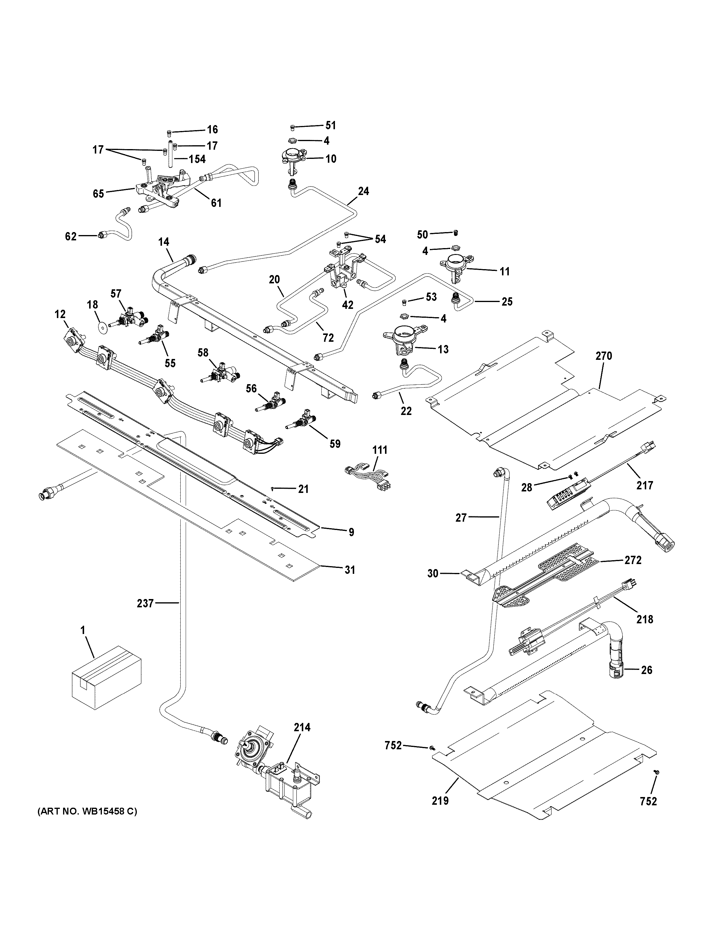 Gas & burner parts
