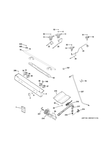 Gas & burner parts