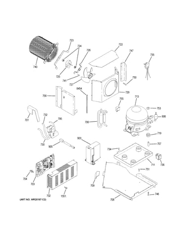 Machine compartment