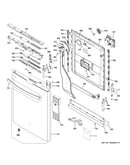 Escutcheon & door assembly