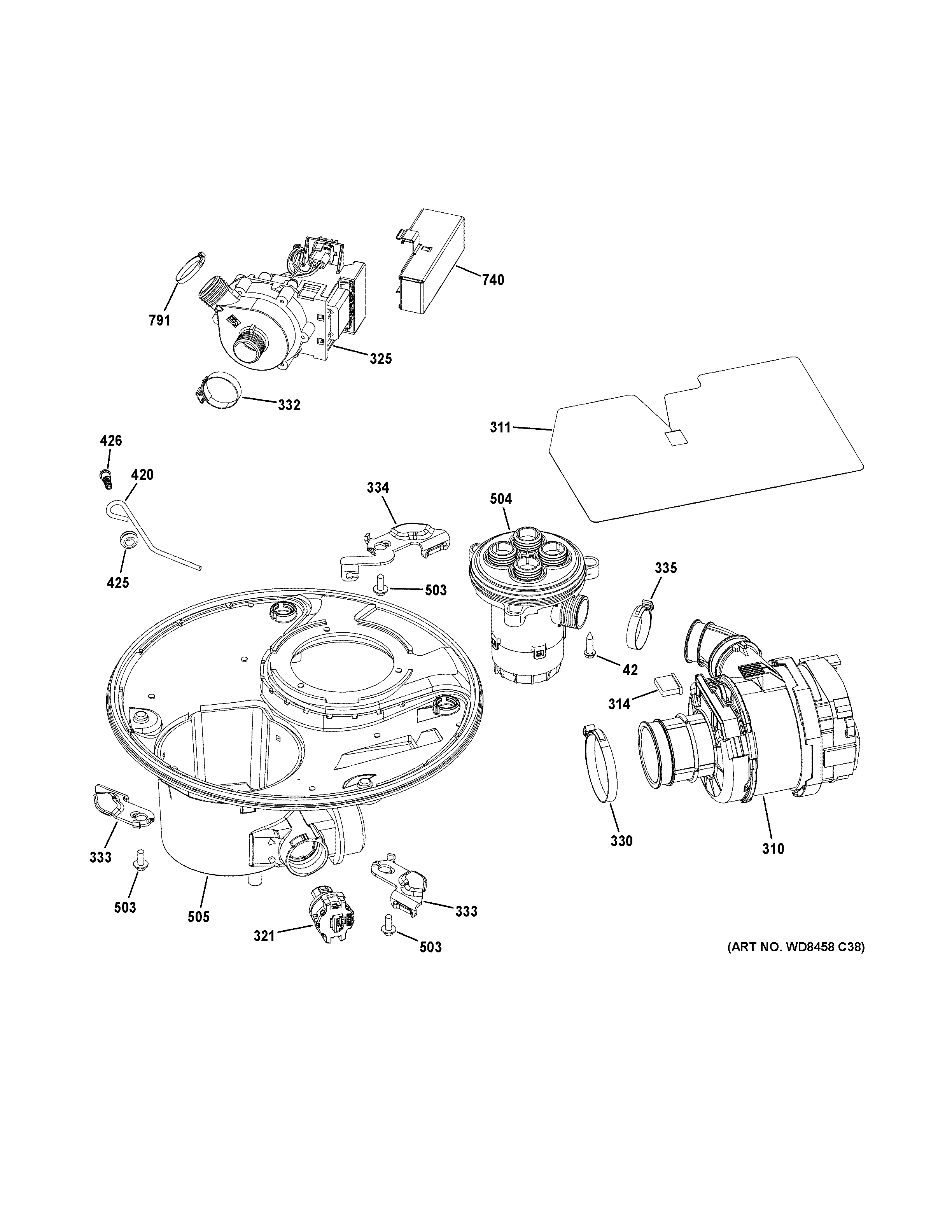Sump & motor mechanism