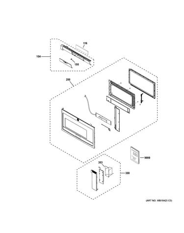 Control panel & door parts