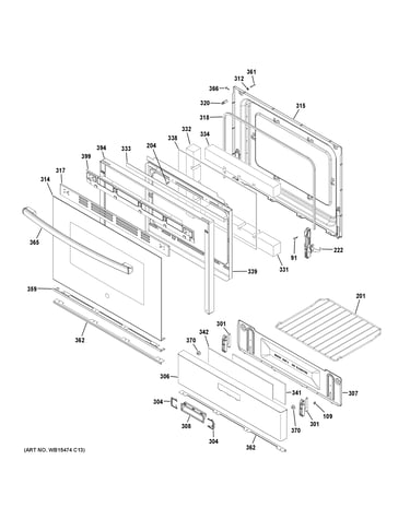 Door & drawer parts