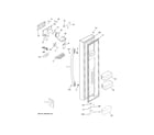 GE GSS23GMKJCES freezer door diagram