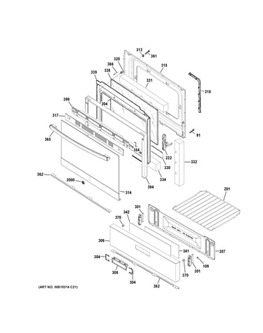 Door & drawer parts