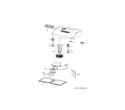 GE JVX5305EJ2ES range hood diagram