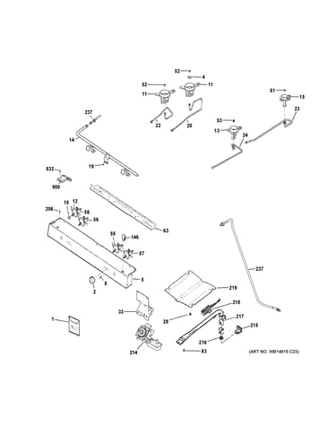 Gas & burner parts
