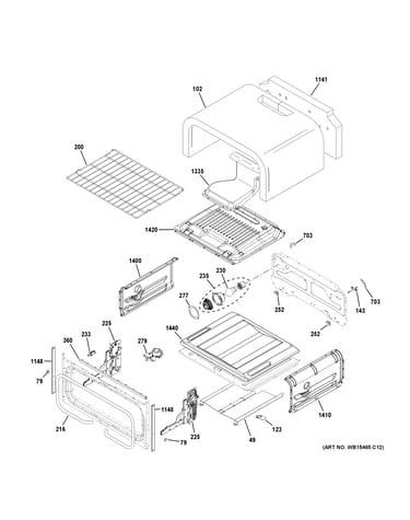 Upper oven