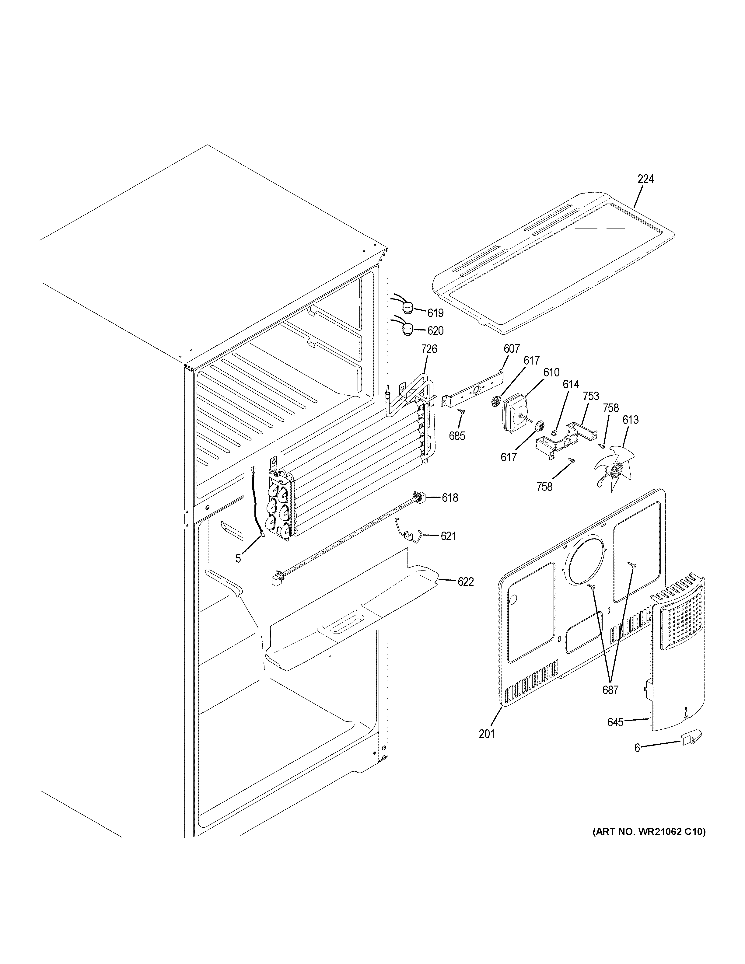 Freezer section