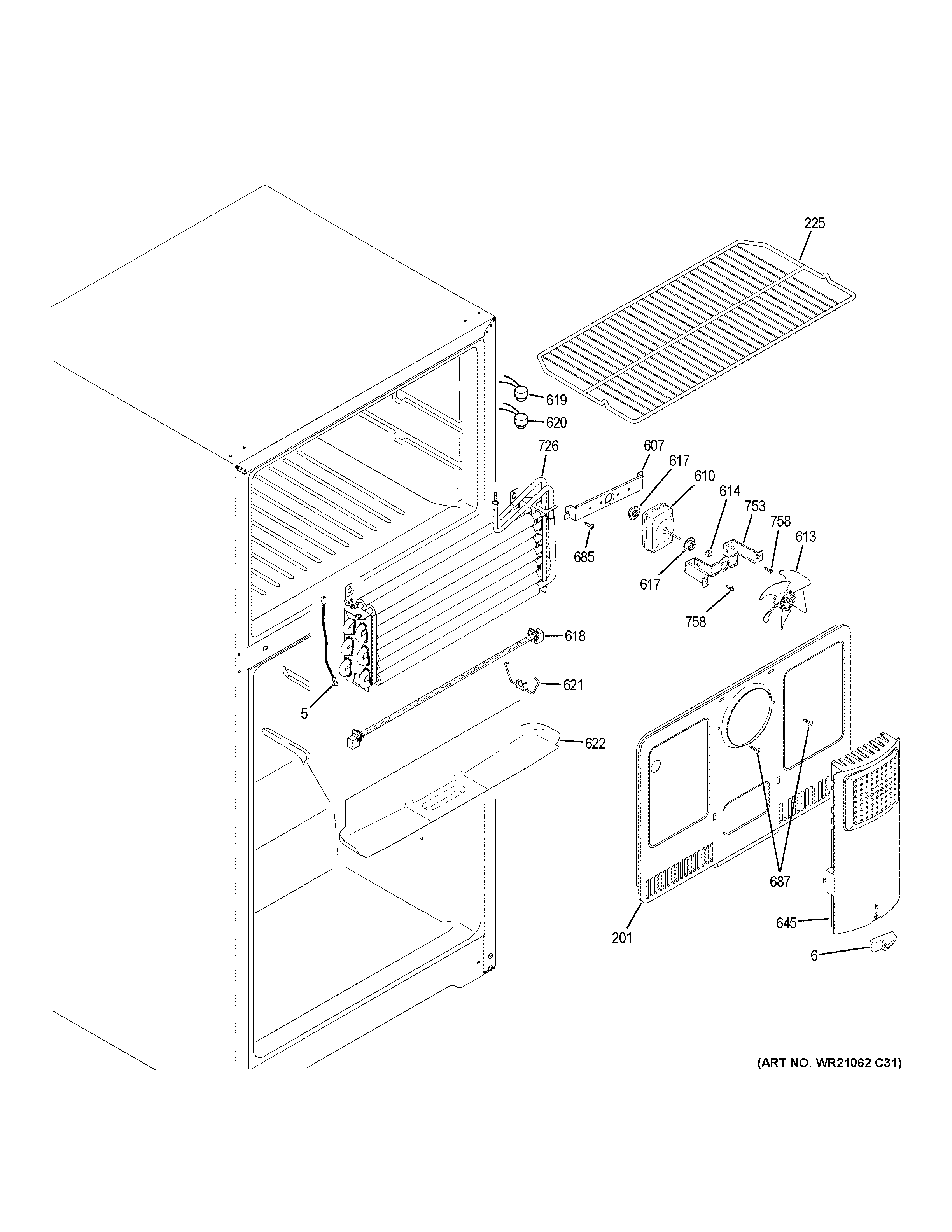 Freezer section