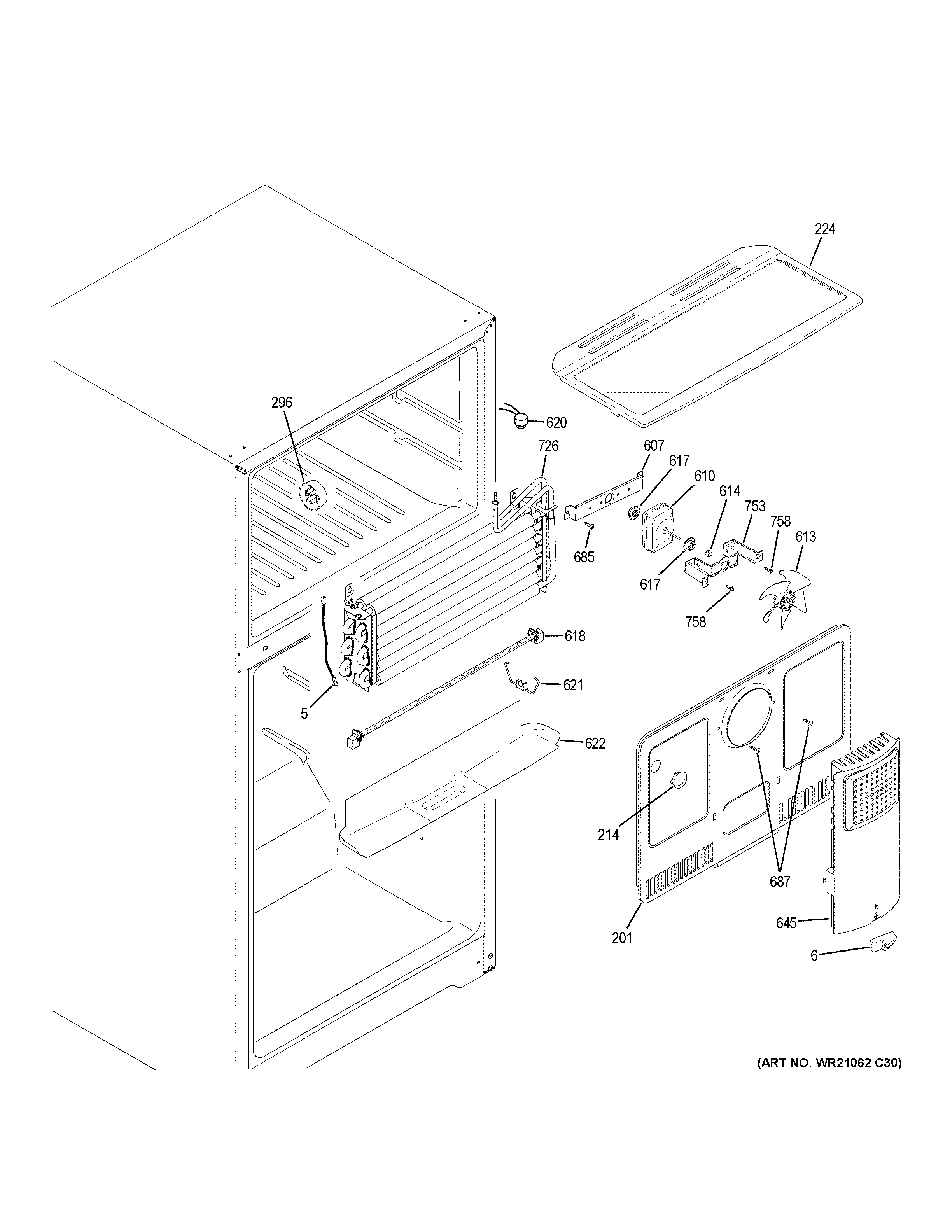 Freezer section