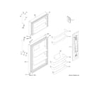 GE GTS18GSHLRSS doors diagram