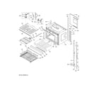 GE PT9550SF6SS upper oven diagram