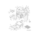 GE JB250DF6WW body parts diagram