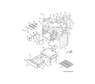 GE JB645RK2SS body parts diagram