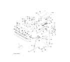 GE JGB860EEJ4ES gas & burner parts diagram