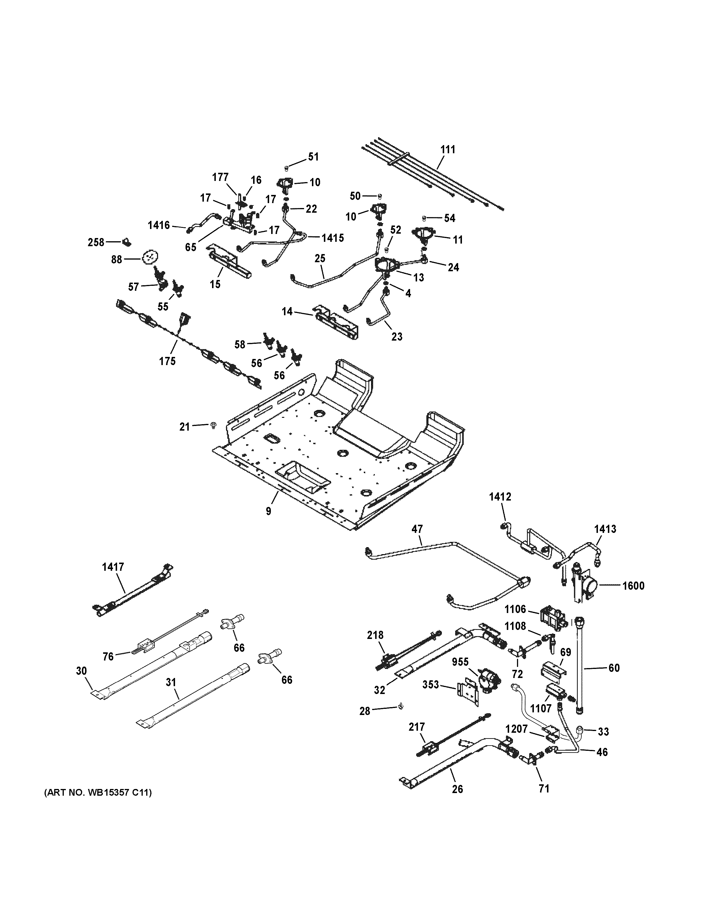 GAS & BURNER PARTS