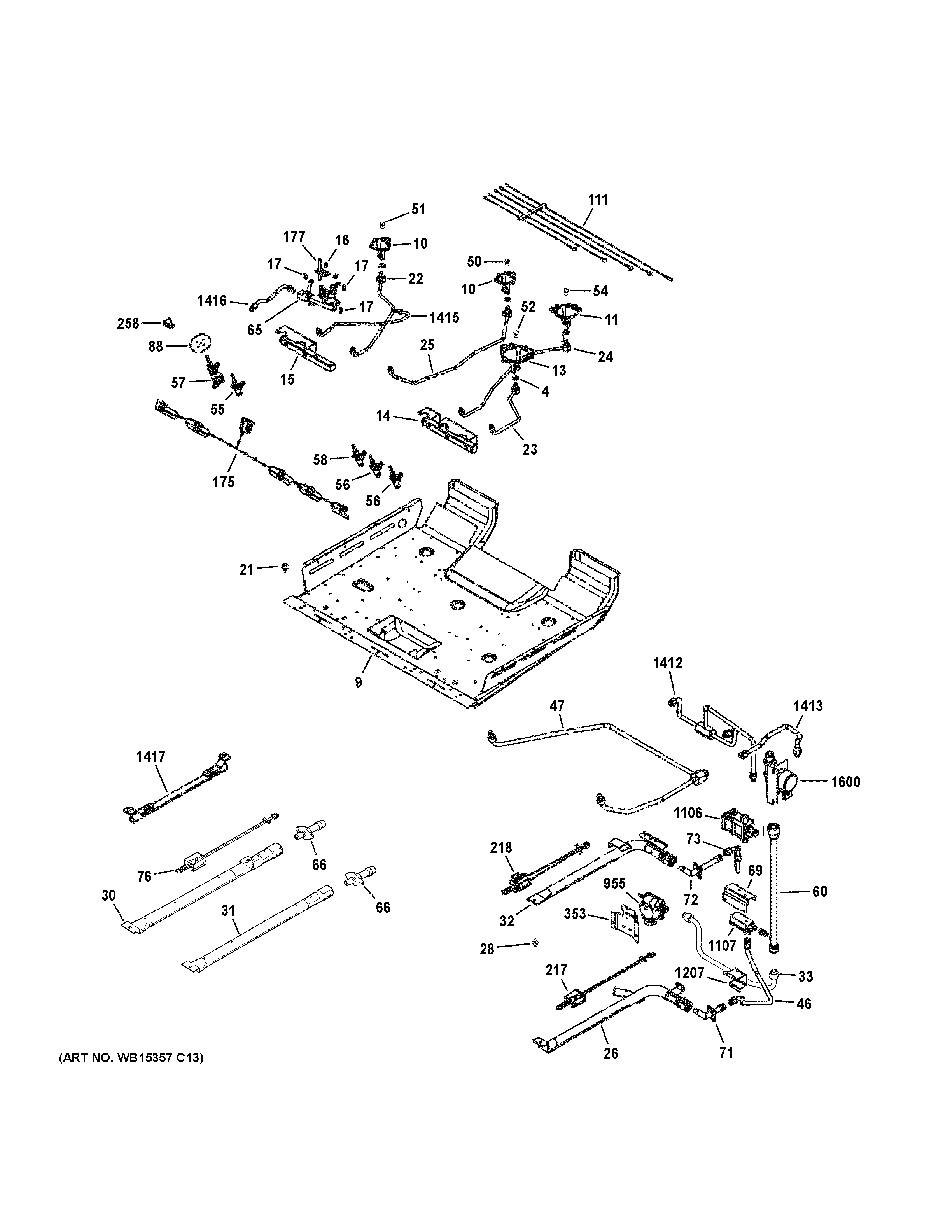 GAS & BURNER PARTS