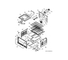 GE PGS950SEF3SS lower oven diagram