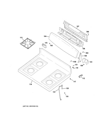 Control panel & cooktop