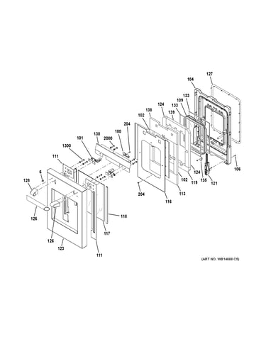 Small door assembly
