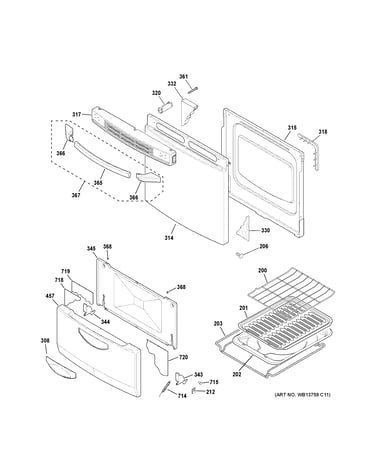 Door & drawer parts